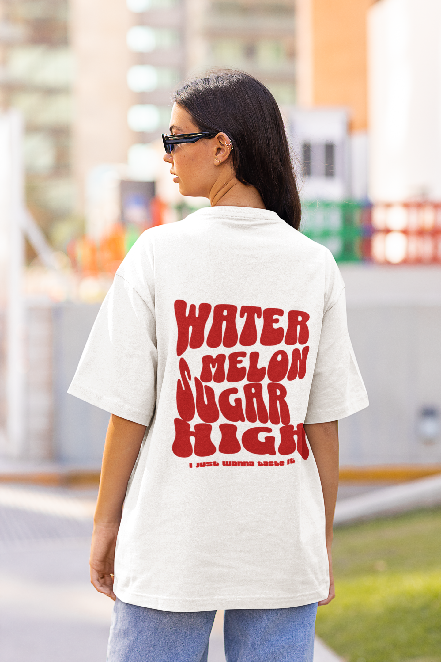 Watermelon Graphic Printed T-shirt Oversized