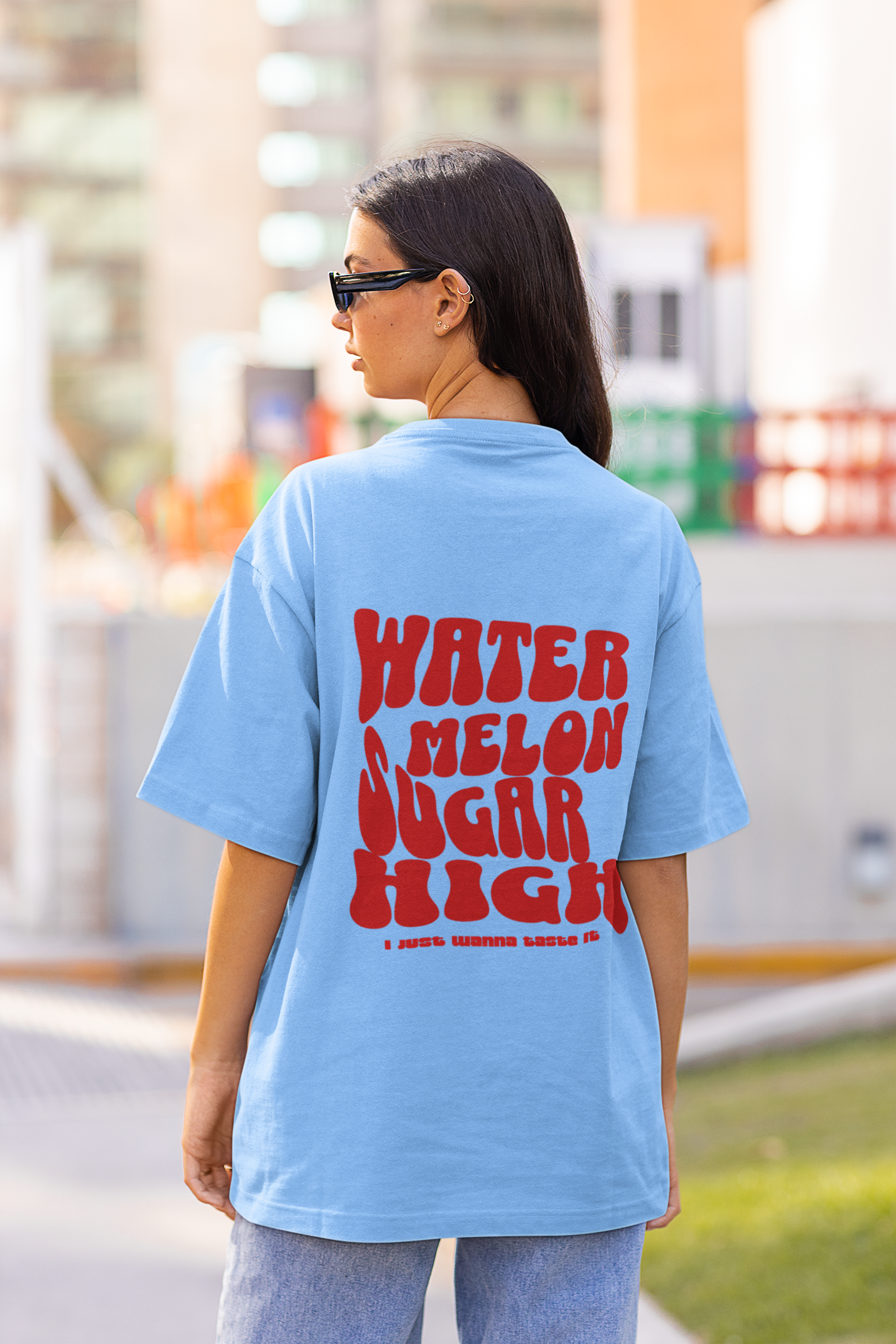 Watermelon Graphic Printed T-shirt Oversized
