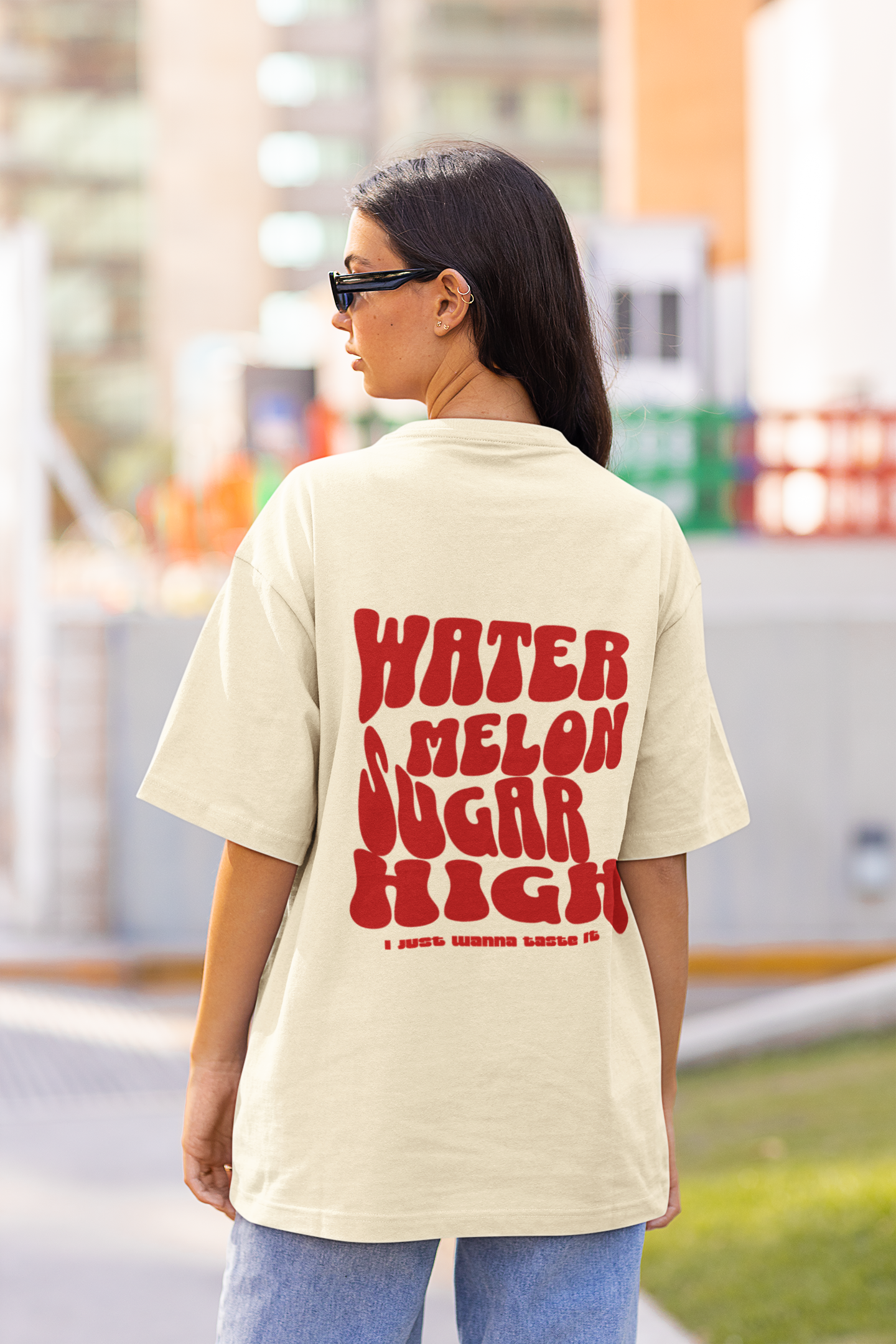 Watermelon Graphic Printed T-shirt Oversized