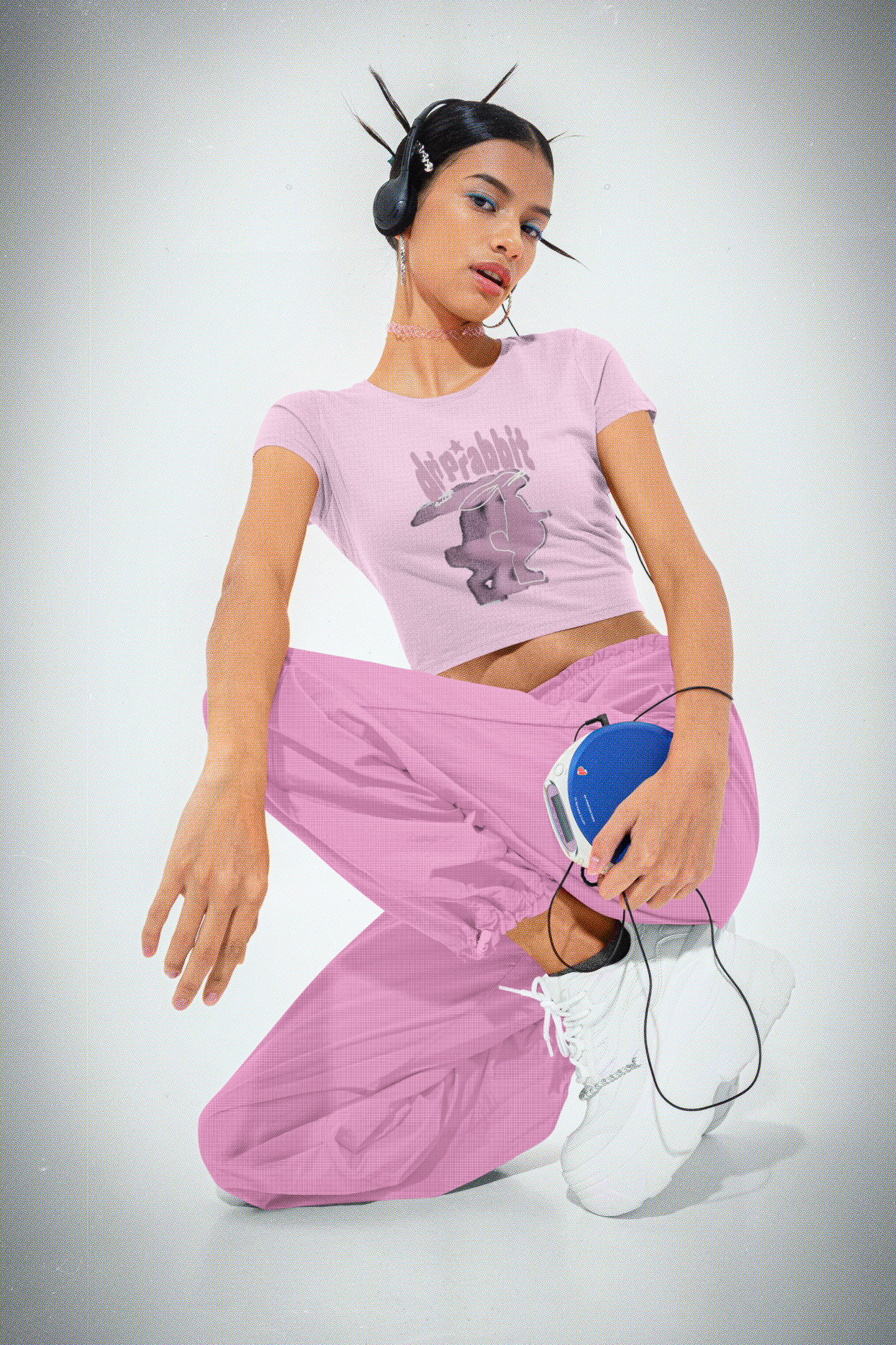 Drip Rabbit Crop Top