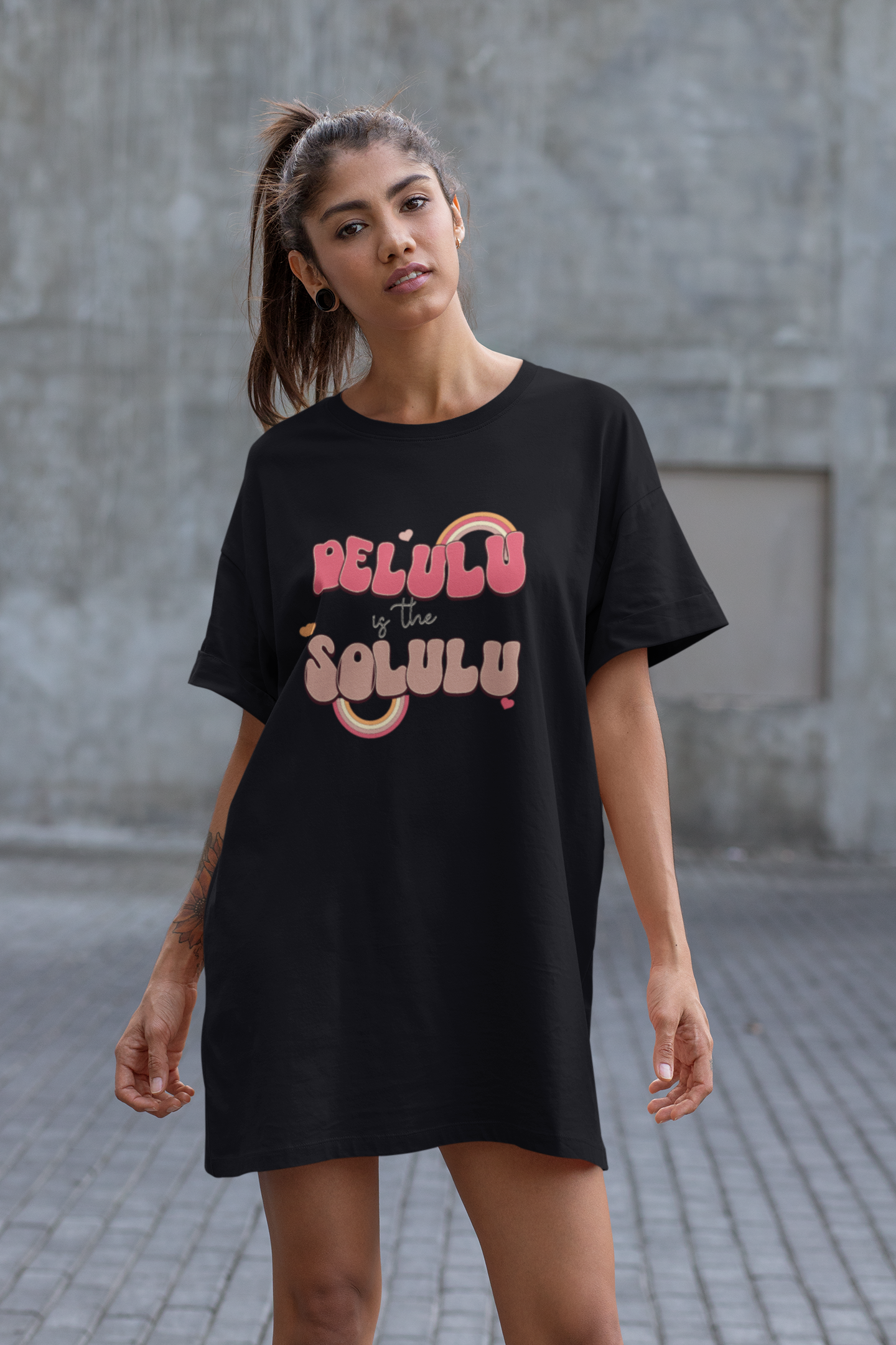 Delulu Solulu Tshirt Dress
