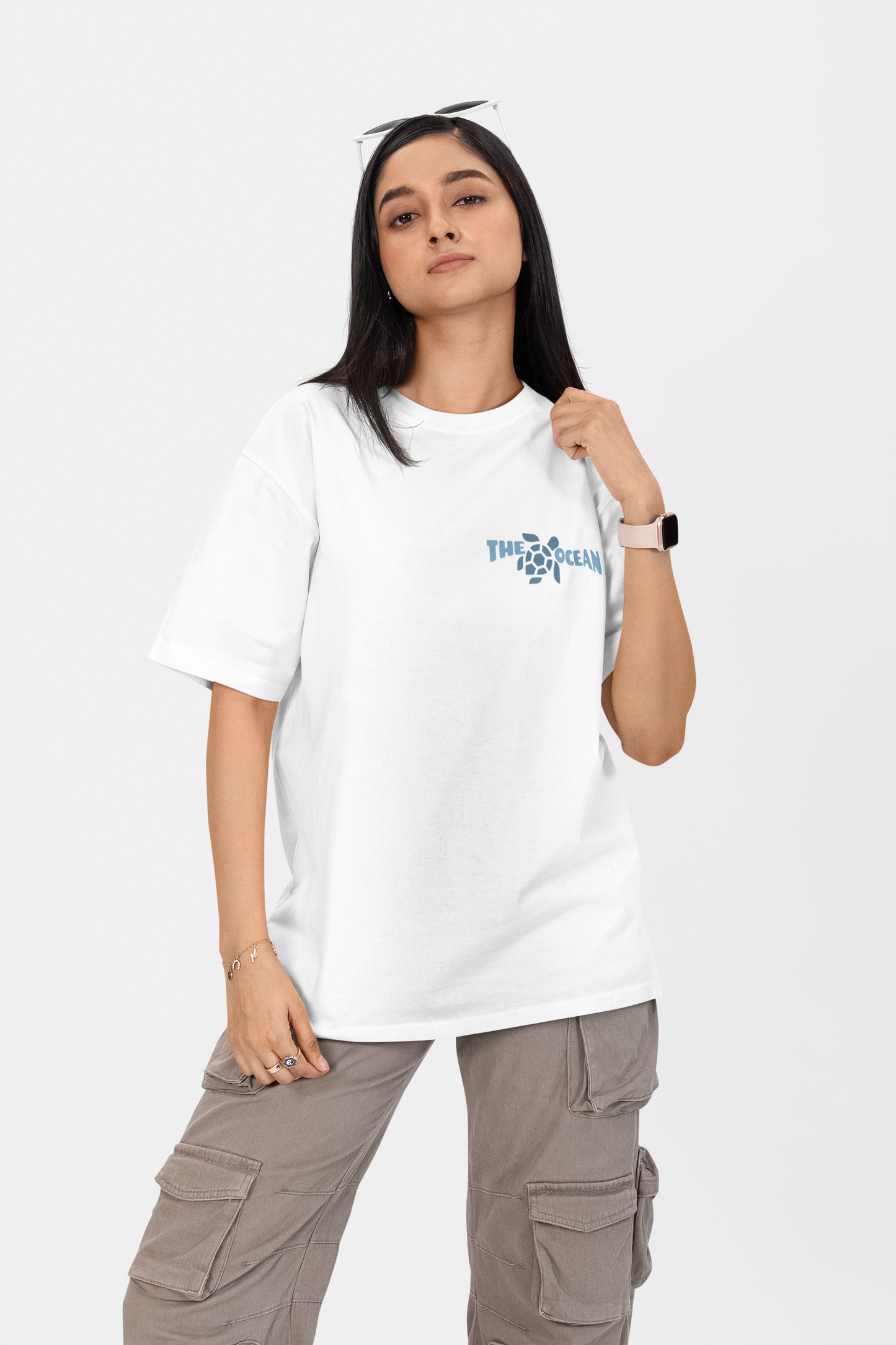 The Ocean Graphic Printed T-shirt Oversized