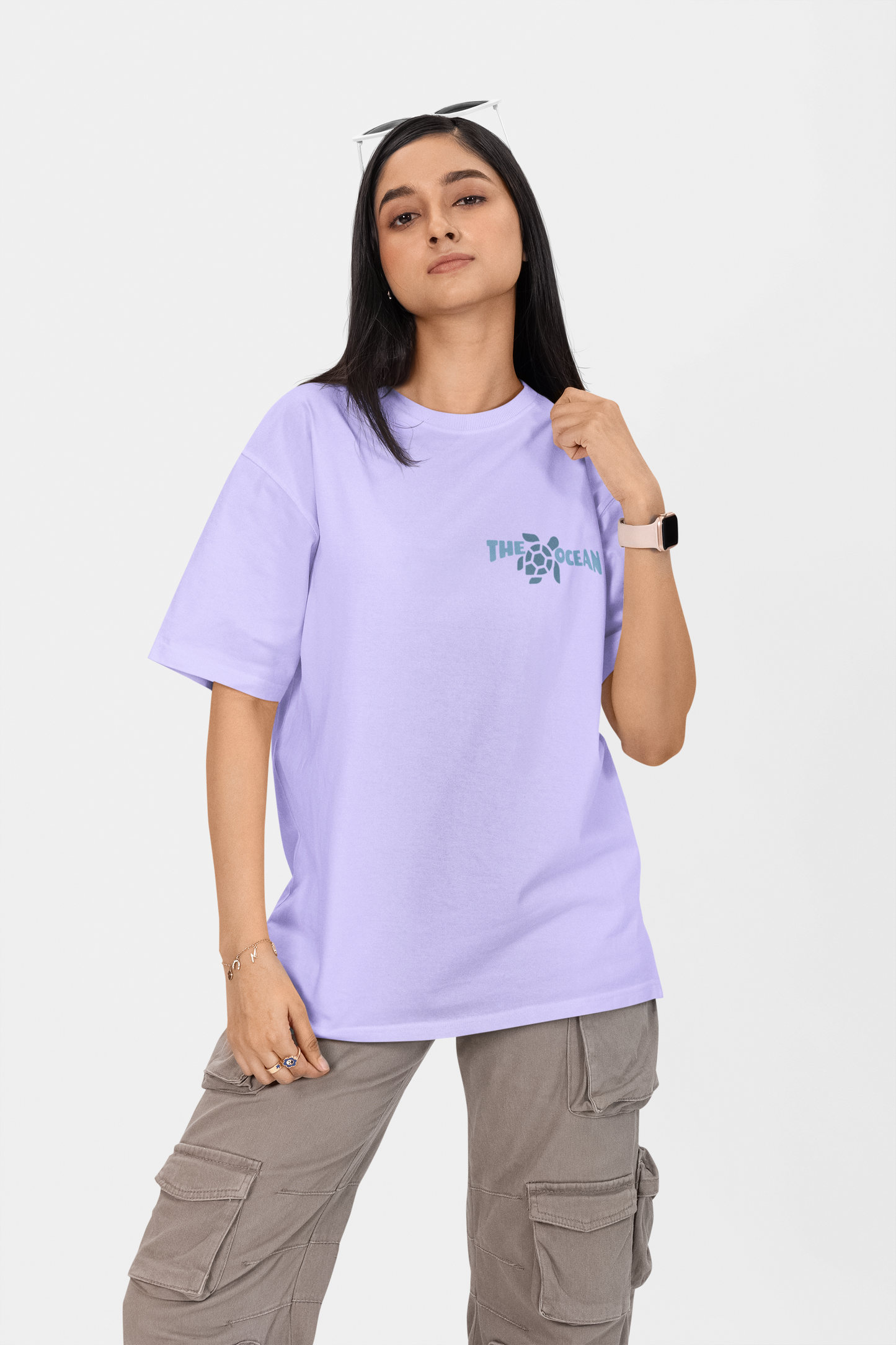 The Ocean Graphic Printed T-shirt Oversized