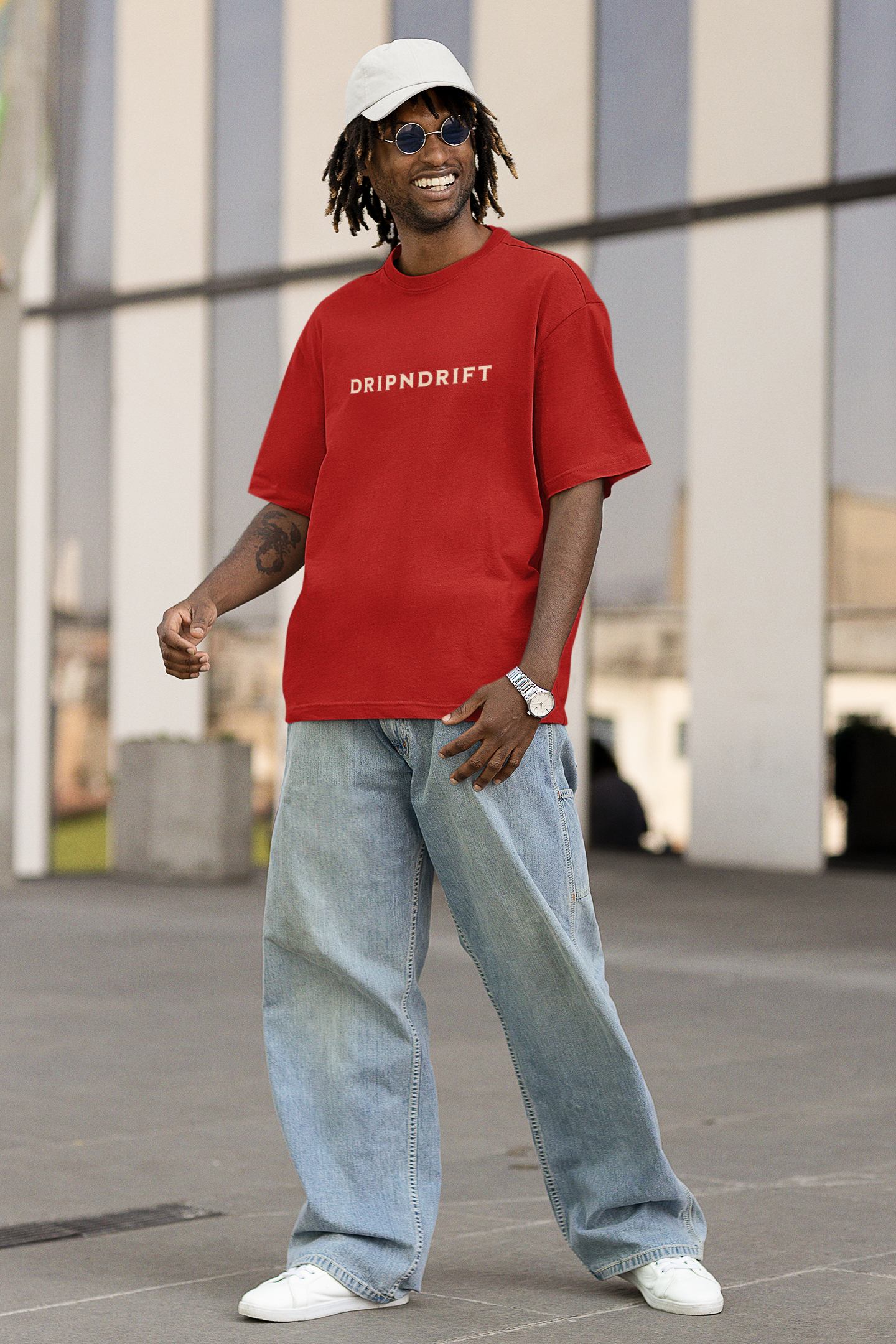 DRIPNDRIFT Graphic Printed T-shirt Oversized