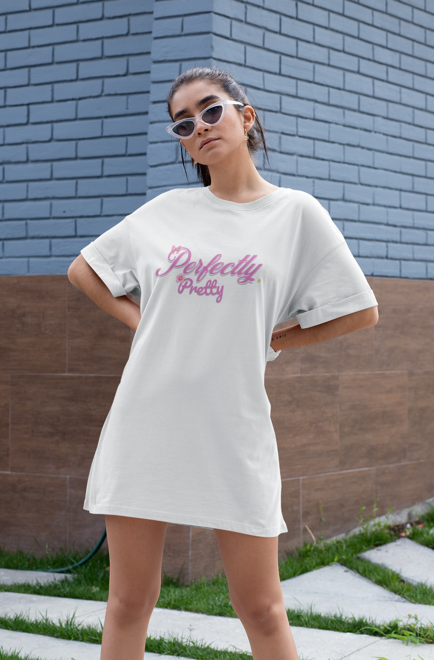 Perfectly Pretty Printed T-Shirt Dress