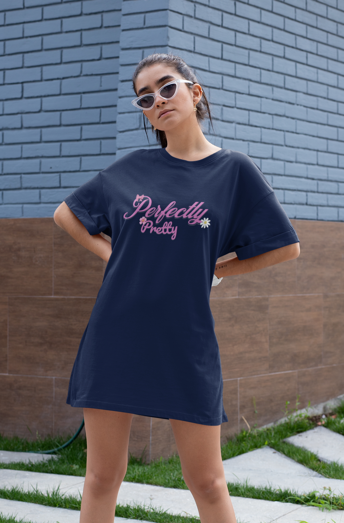 Perfectly Pretty Printed T-Shirt Dress