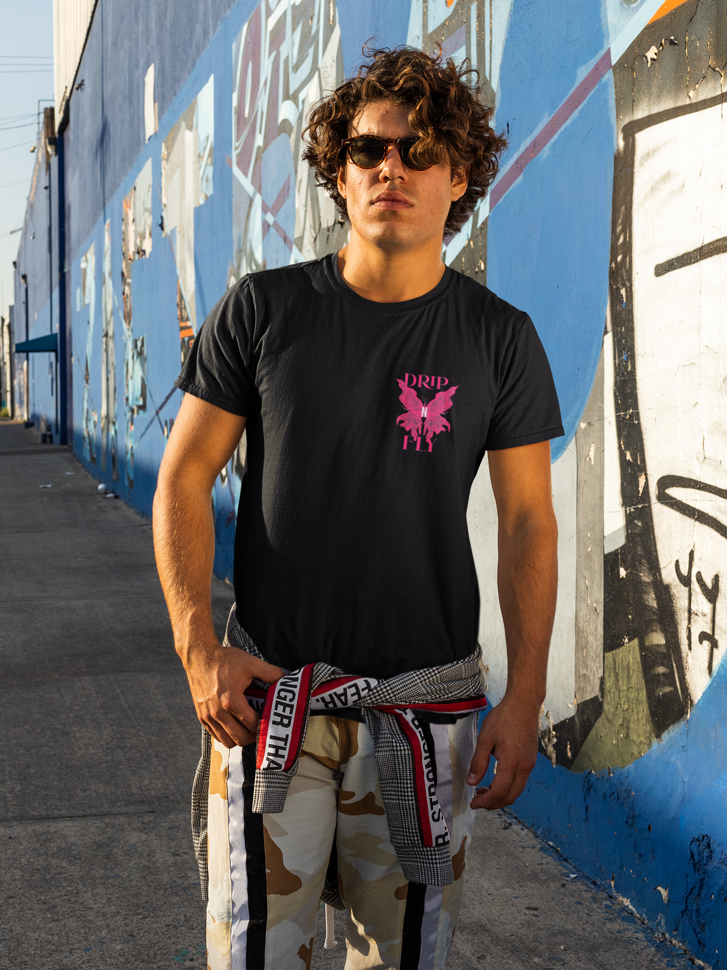 Butterfly Graphic Printed T-shirt Oversized