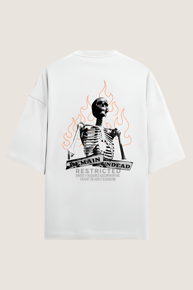 Restricted Graphic Printed T-shirt Oversized