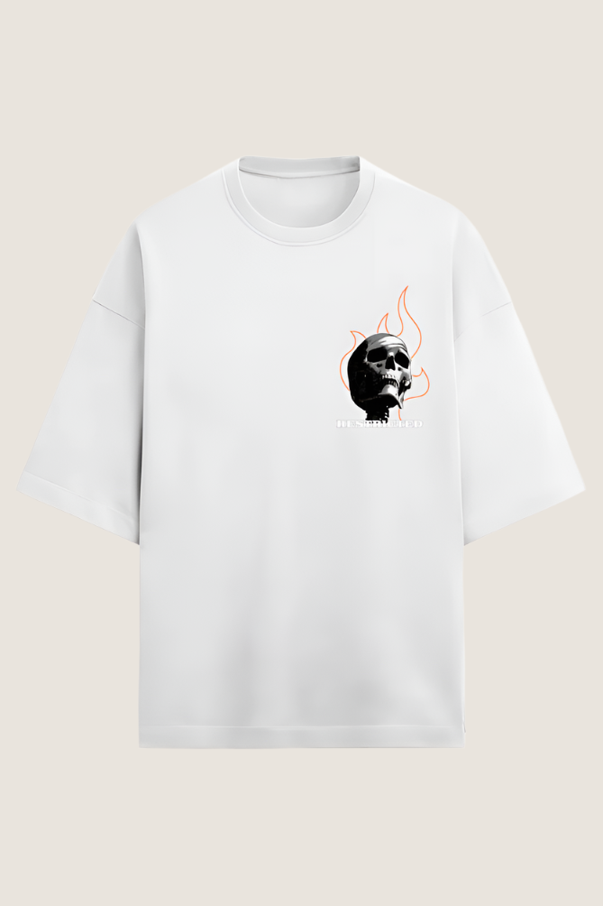 Restricted Graphic Printed T-shirt Oversized
