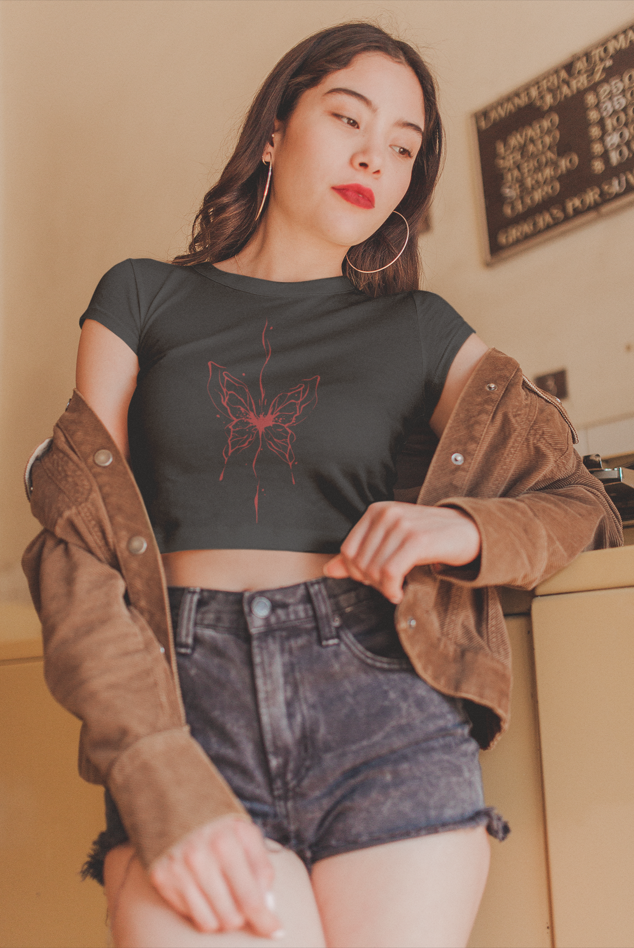 Butterfly Crop Top