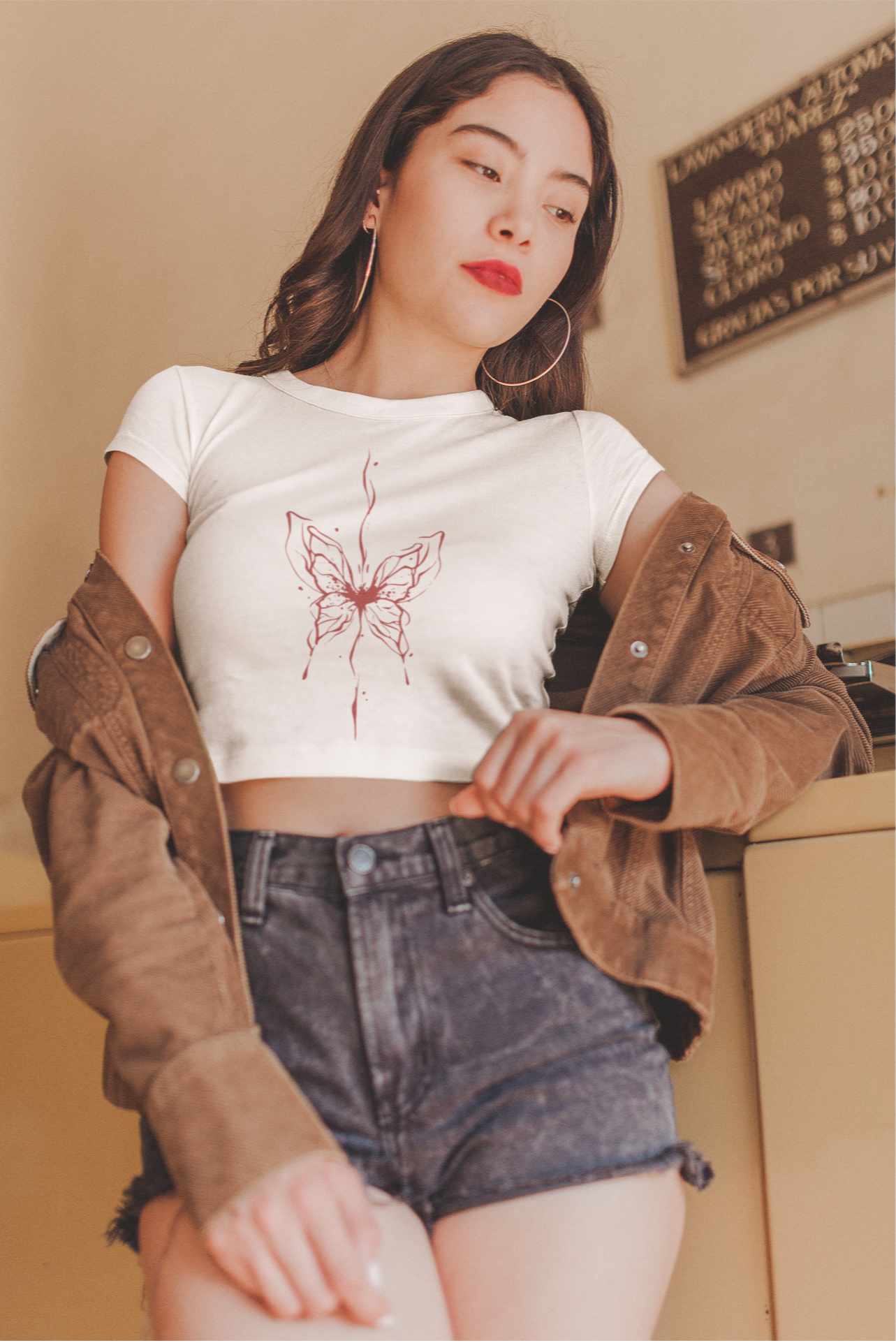 Butterfly Crop Top