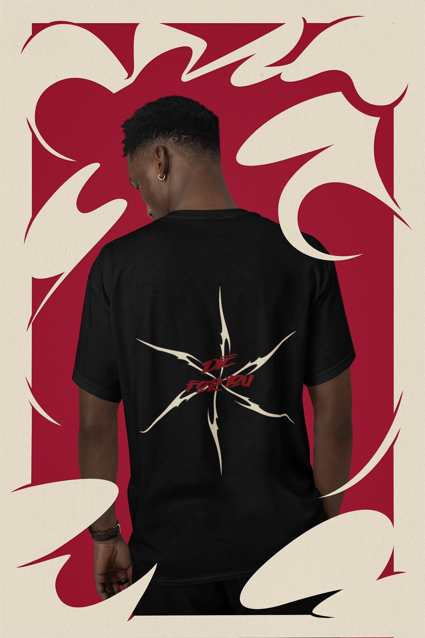 Die For You Graphic Printed T-shirt Oversized