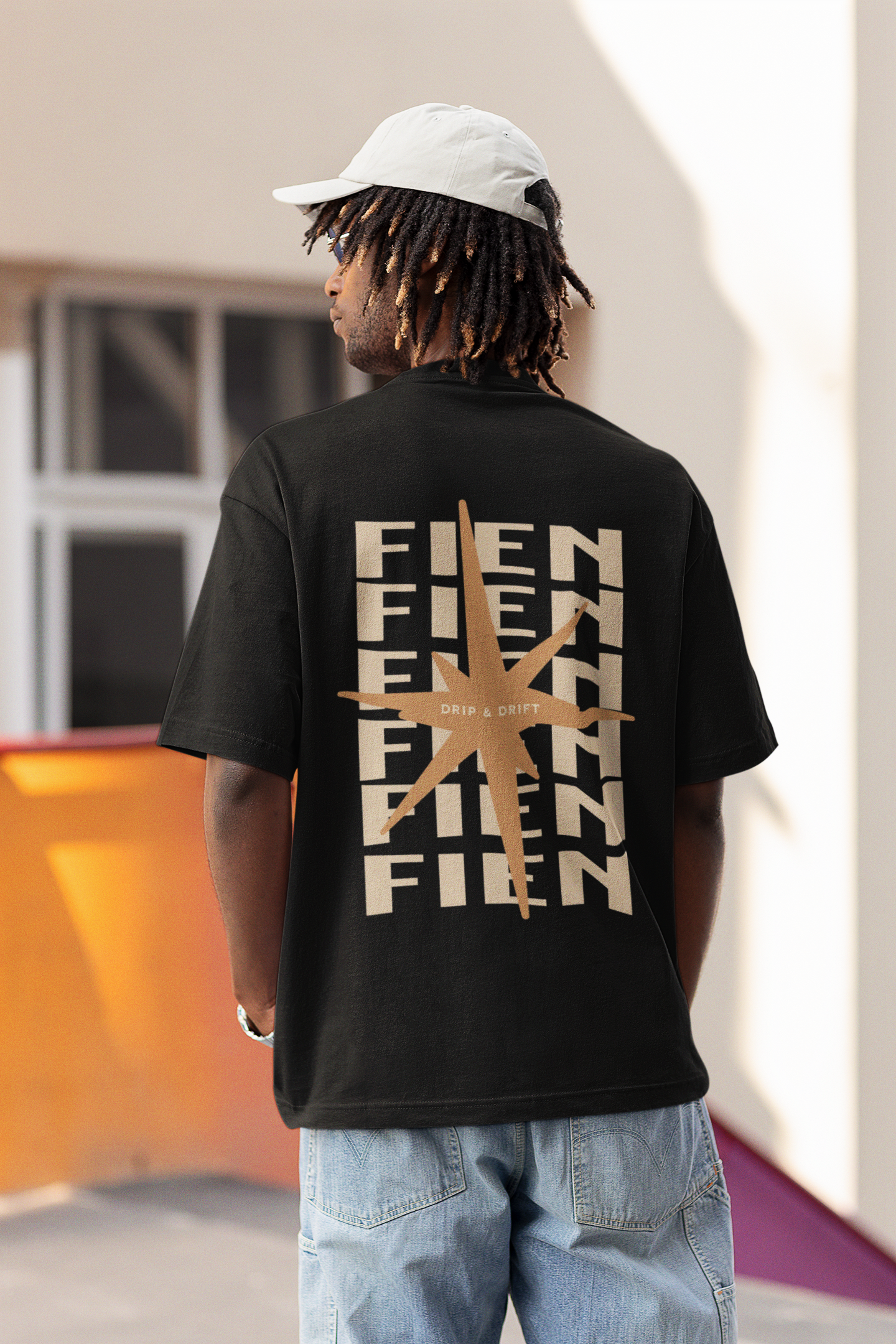 DRIPNDRIFT Graphic Printed T-shirt Oversized