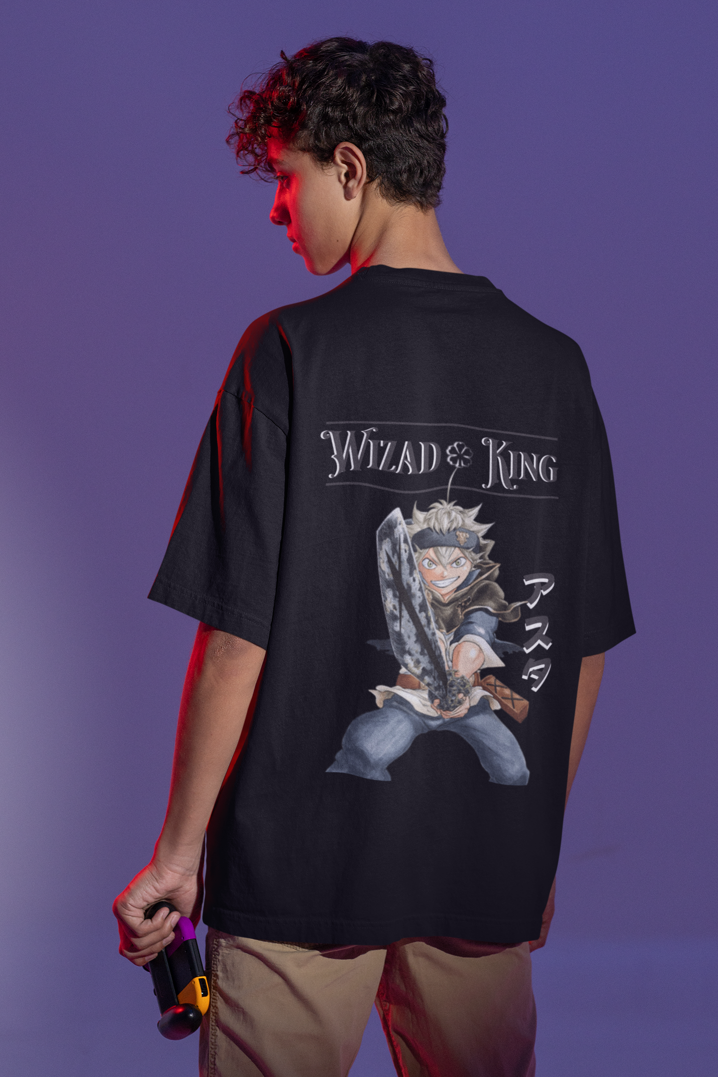 Wizard king Graphic Printed T-shirt Oversized