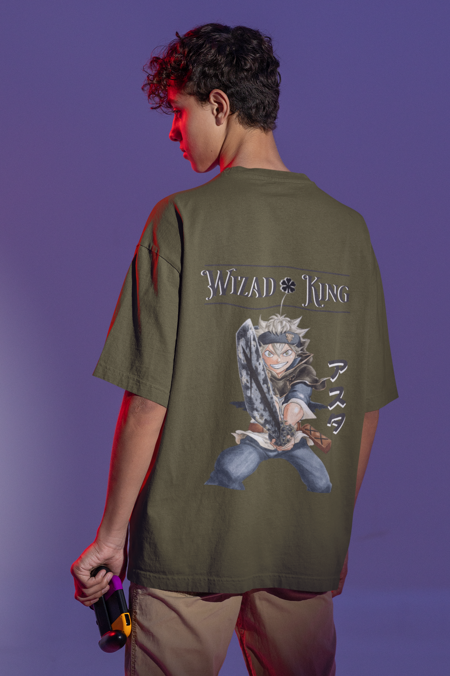 Wizard king Graphic Printed T-shirt Oversized