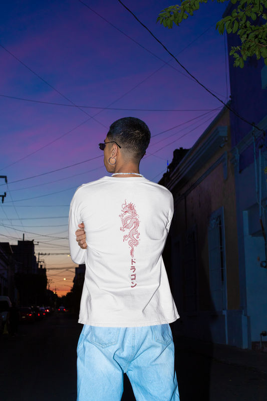 Dragon Graphic Printed T-shirt Oversized