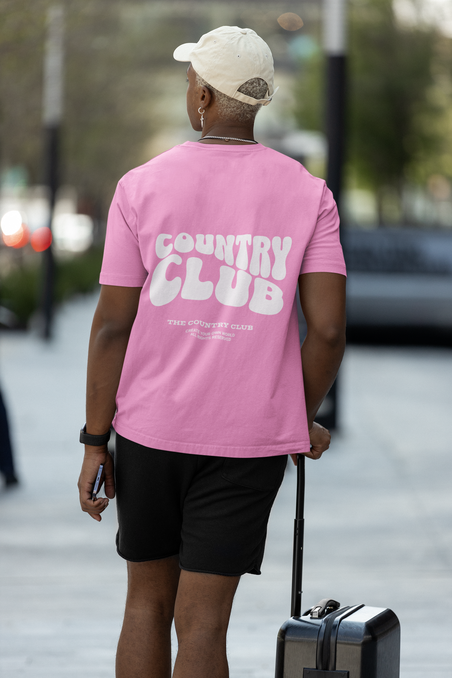 Country club Graphic Printed T-shirt Oversized