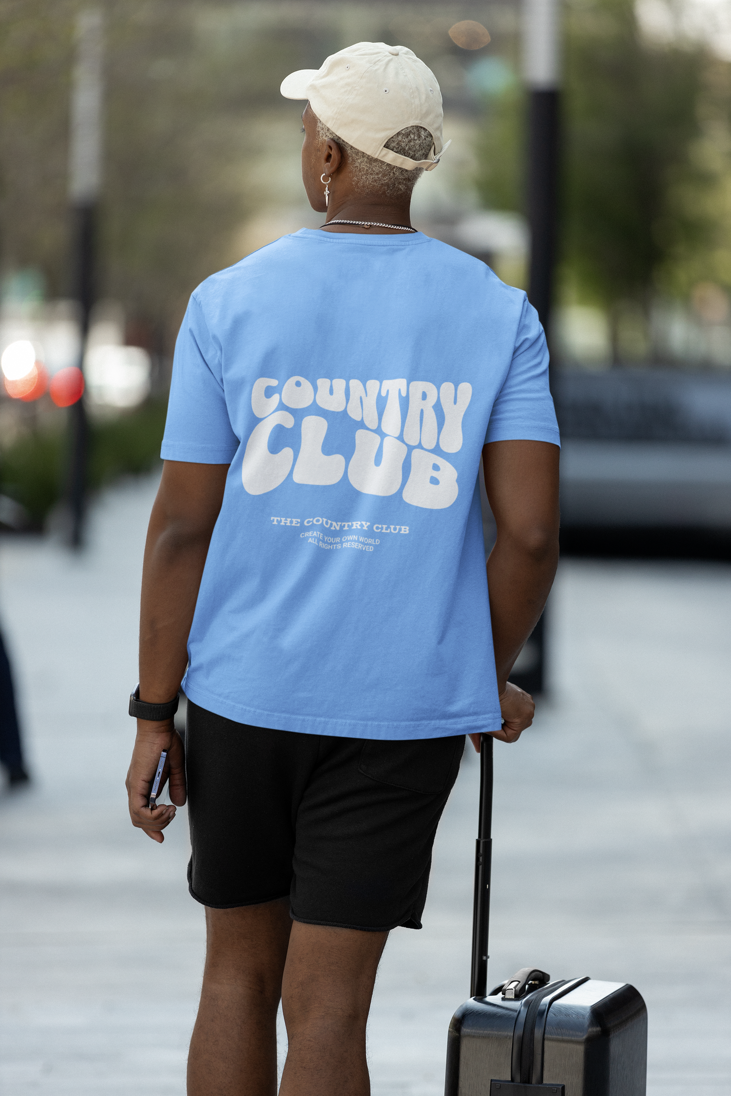 Country club Graphic Printed T-shirt Oversized