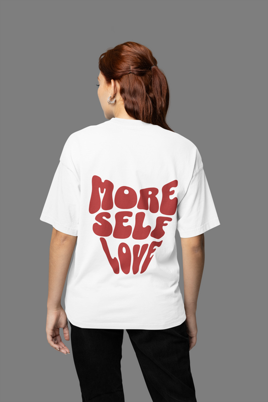 Self Love Graphic Printed T-shirt Oversized