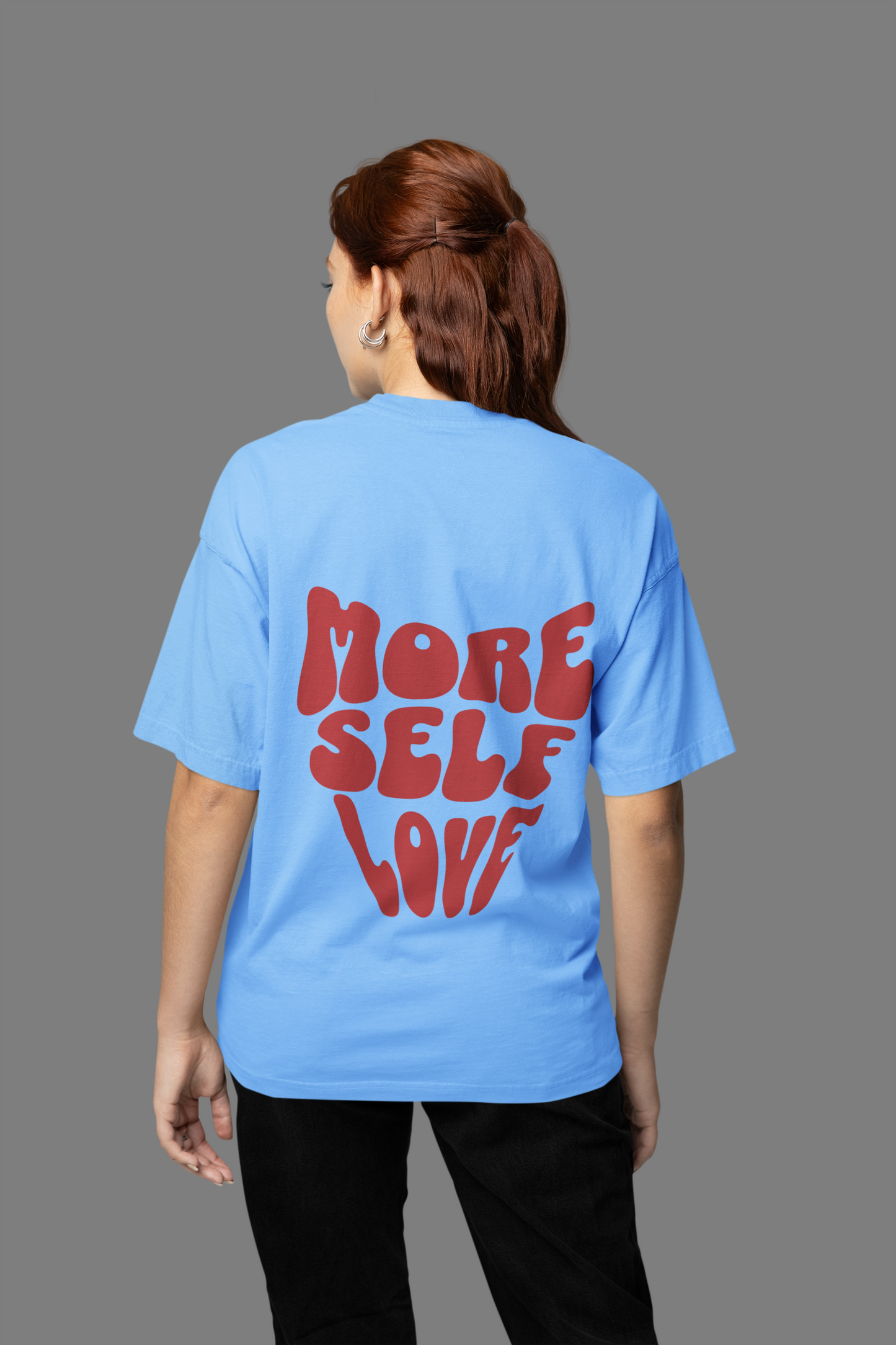 Self Love Graphic Printed T-shirt Oversized