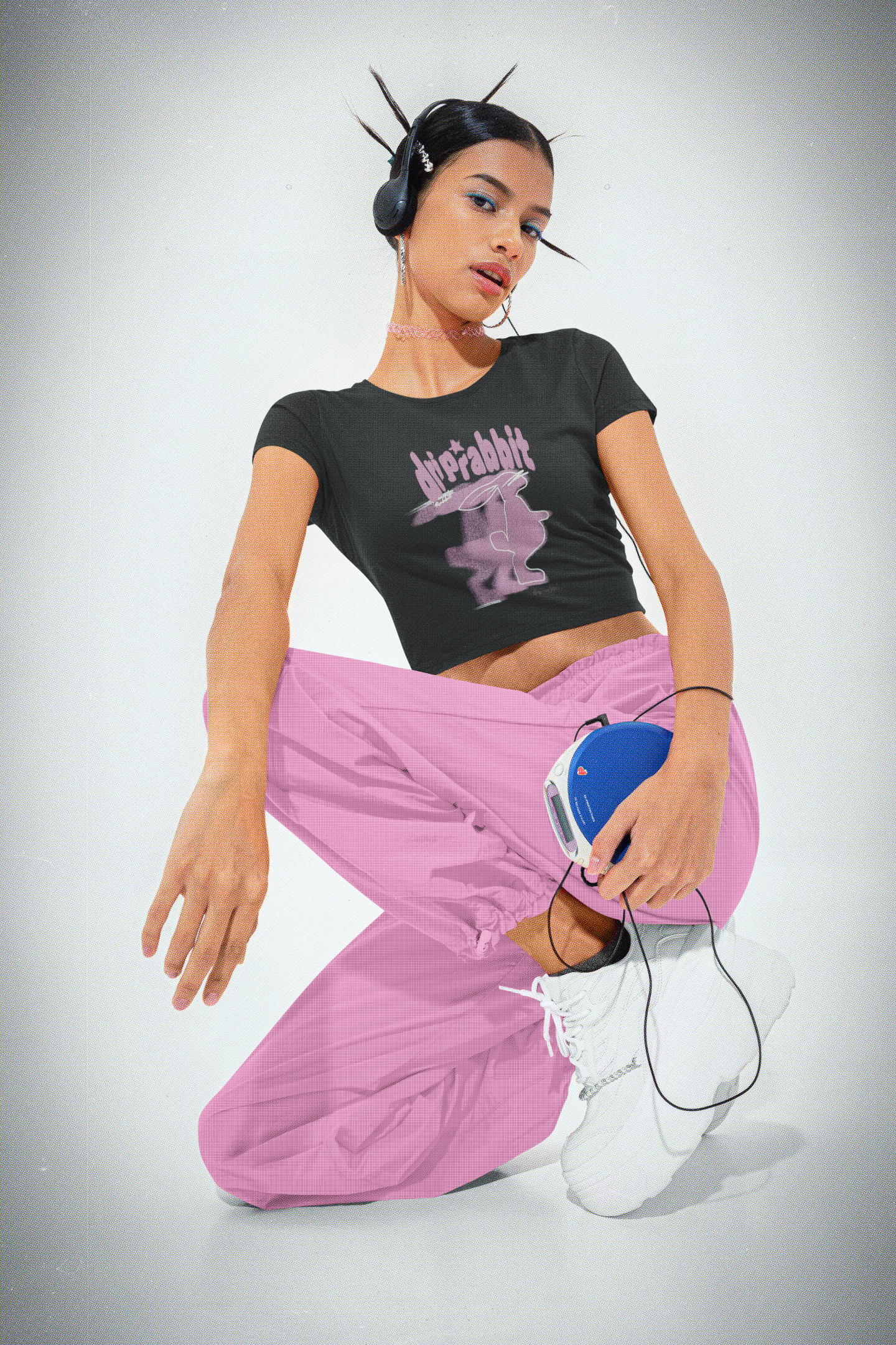 Drip Rabbit Crop Top