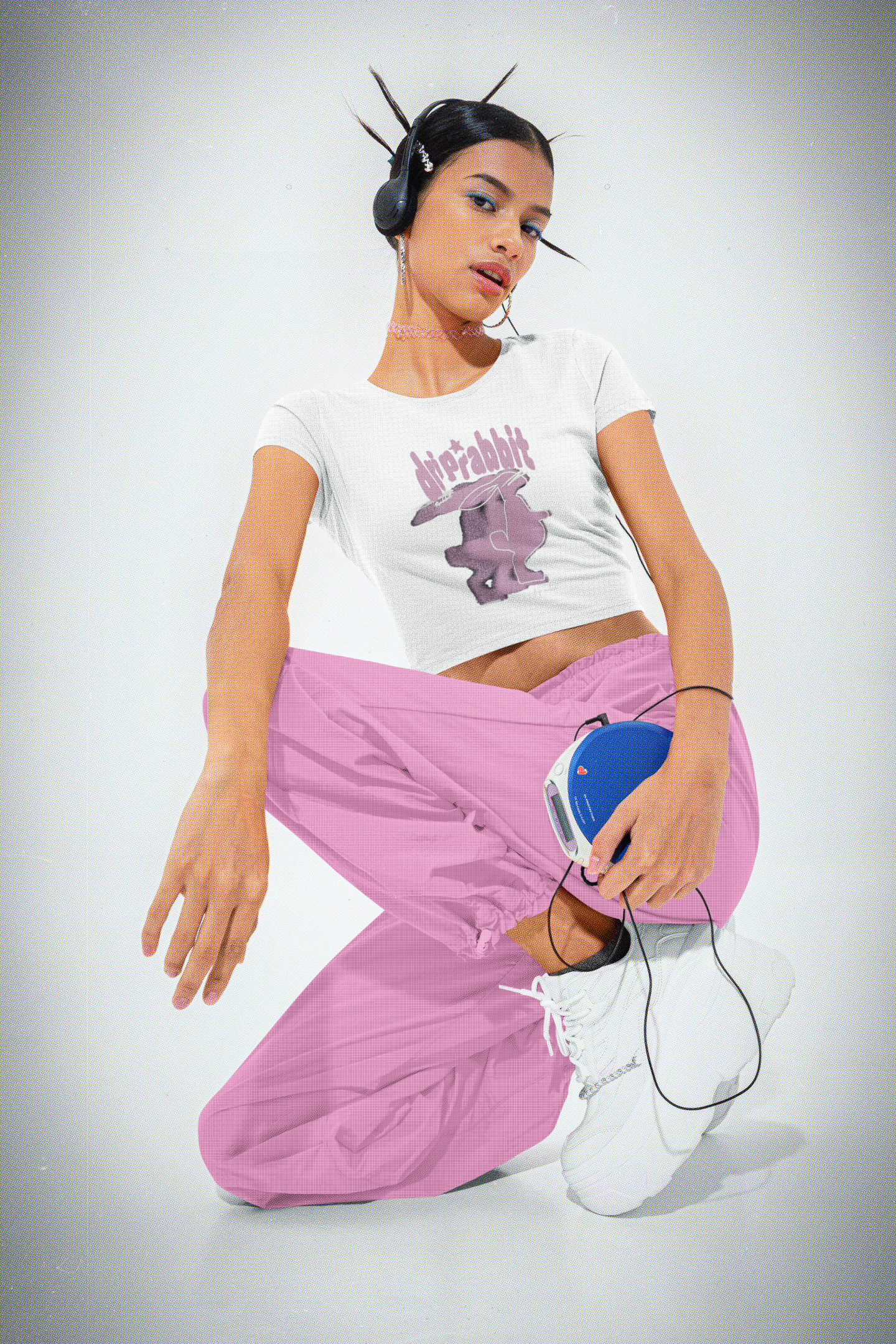 Drip Rabbit Crop Top