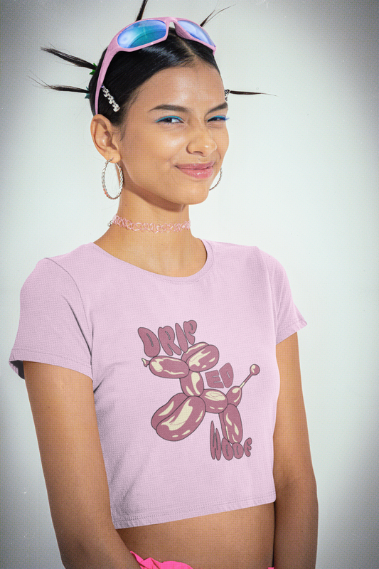 Driped Woof Crop Top