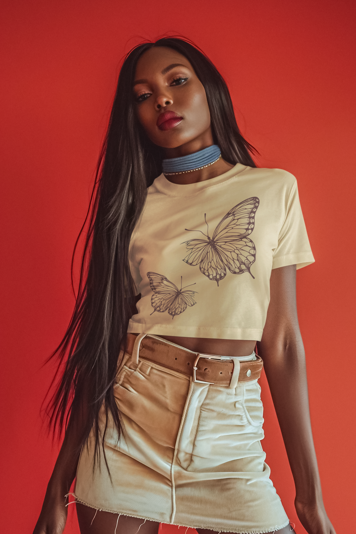 Butterfly Crop Top