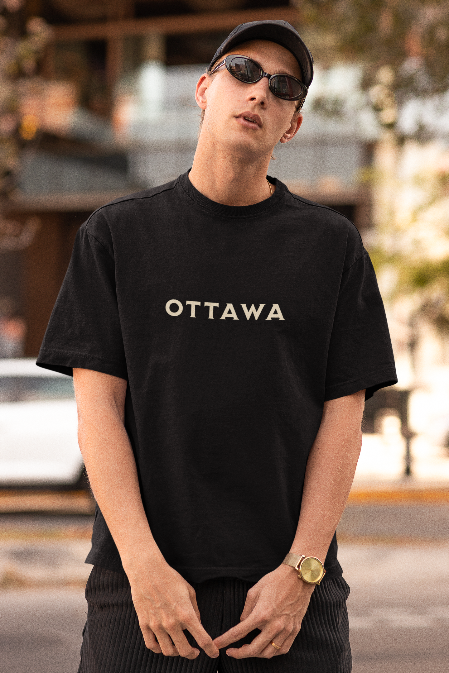 Ottawa Graphic Printed T-shirt Oversized