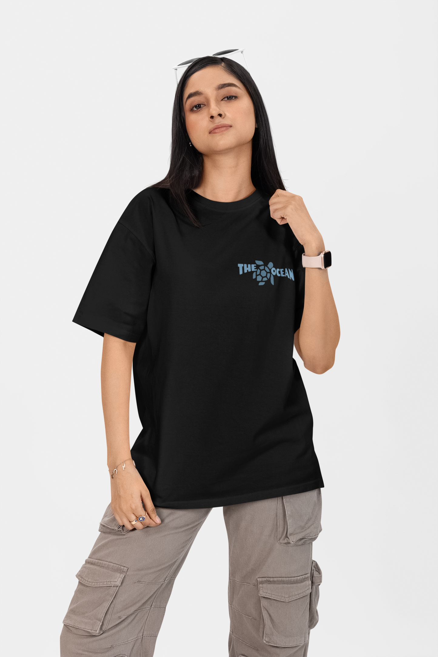 The Ocean Graphic Printed T-shirt Oversized