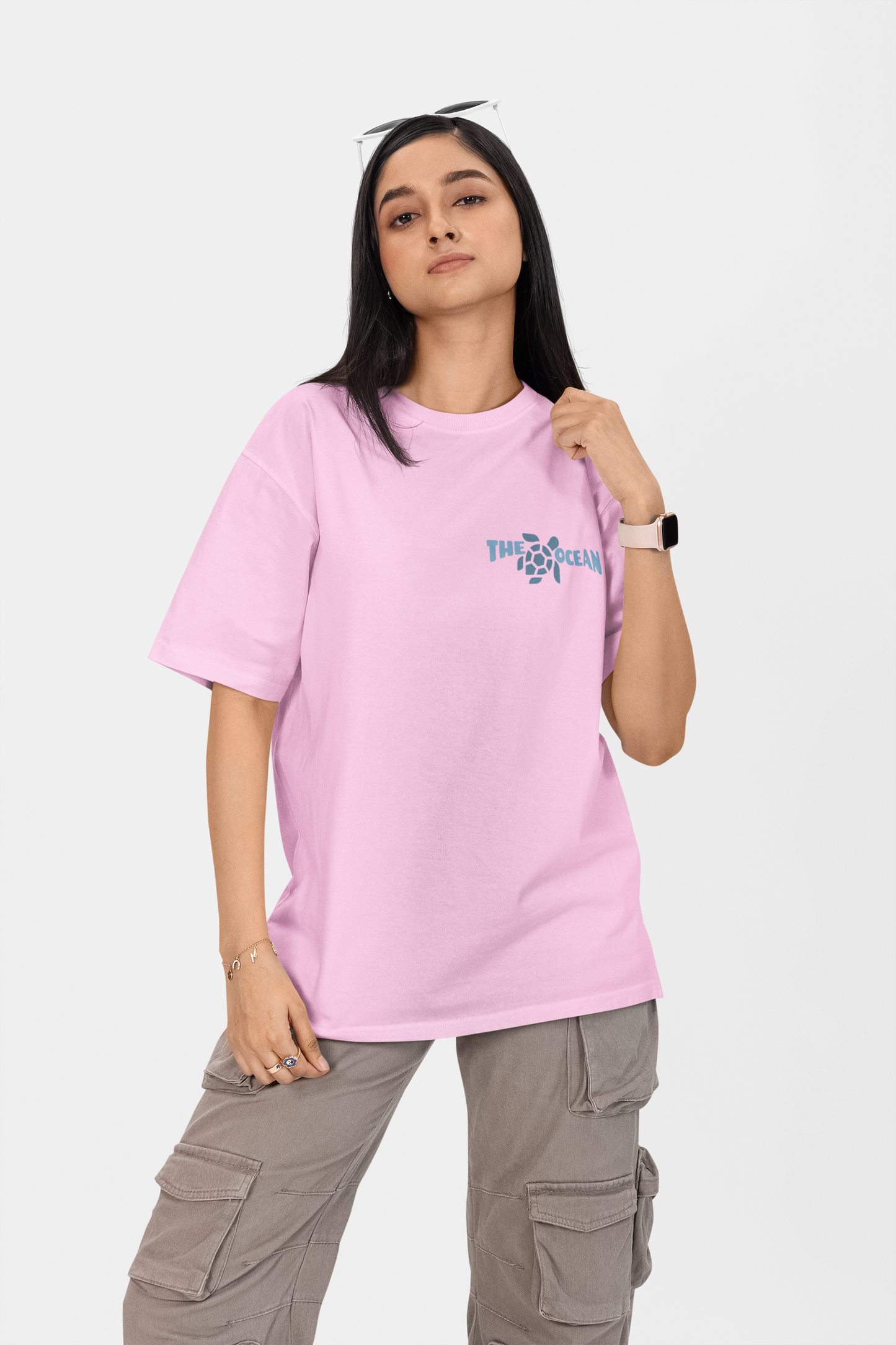 The Ocean Graphic Printed T-shirt Oversized