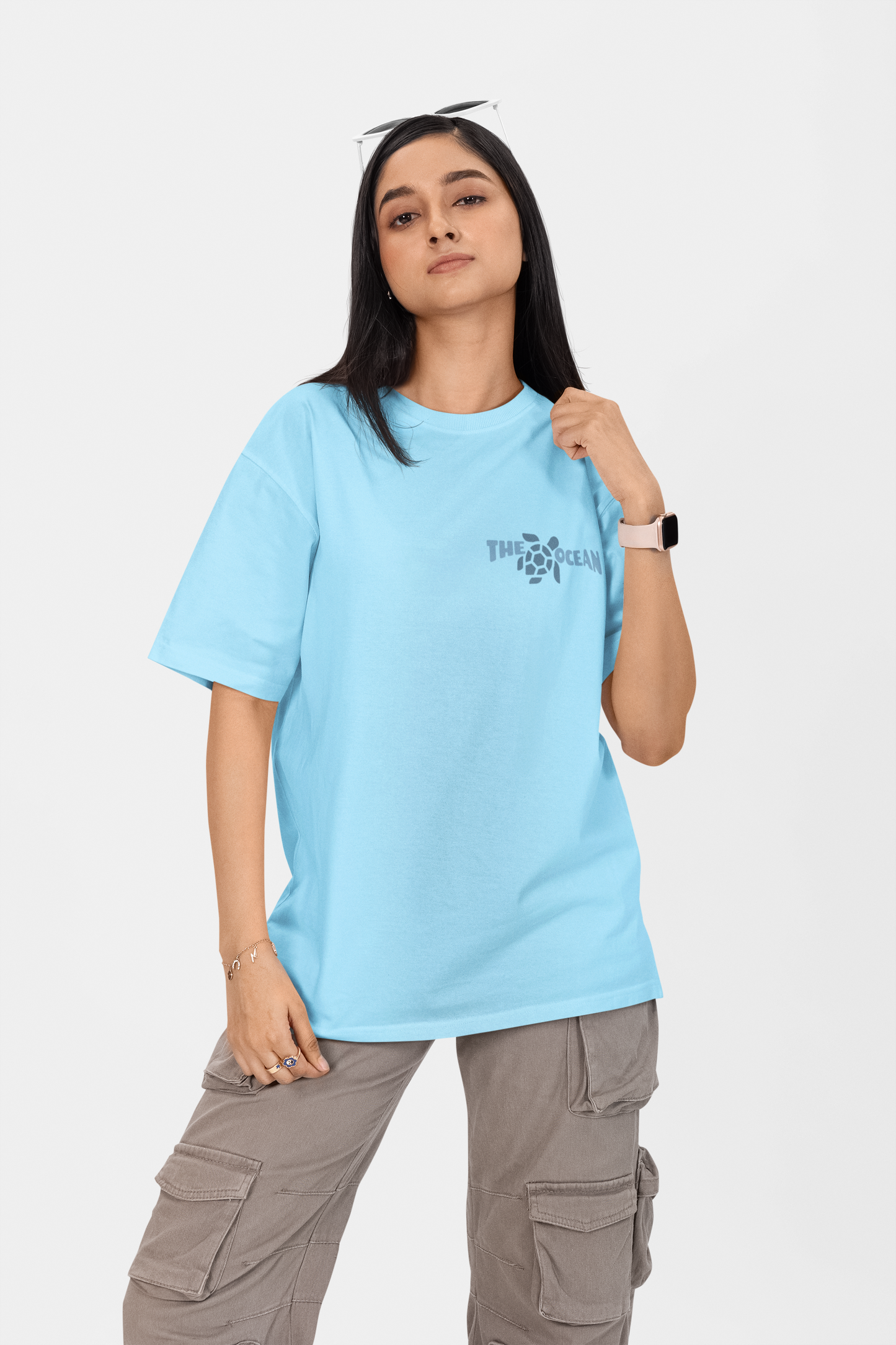 The Ocean Graphic Printed T-shirt Oversized