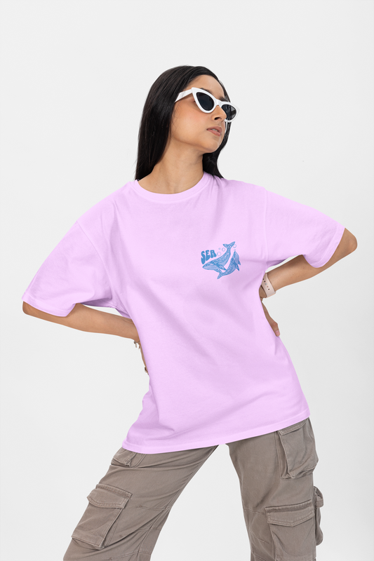 Sea You Soon Graphic Printed T-shirt Oversized