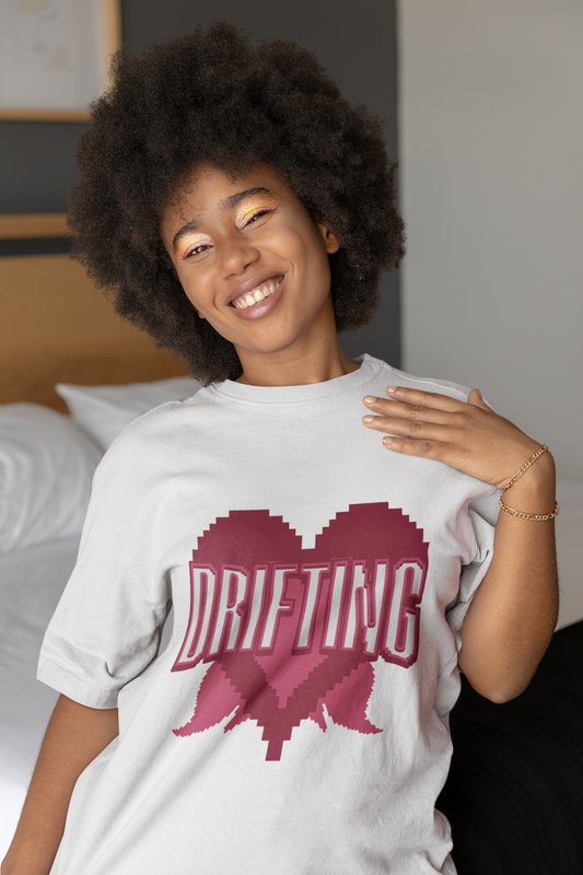 Drifting Graphic Printed T-shirt Oversized