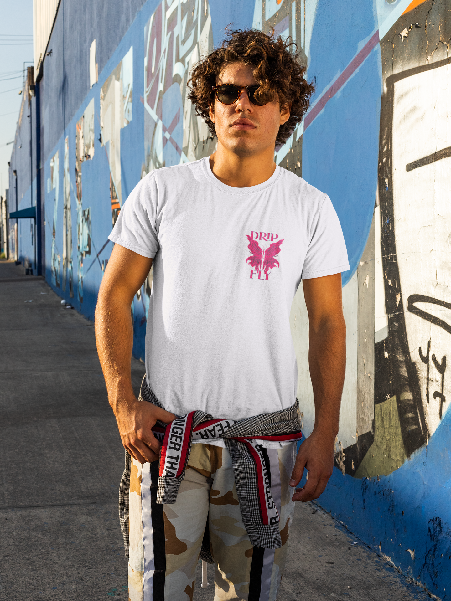 Butterfly Graphic Printed T-shirt Oversized