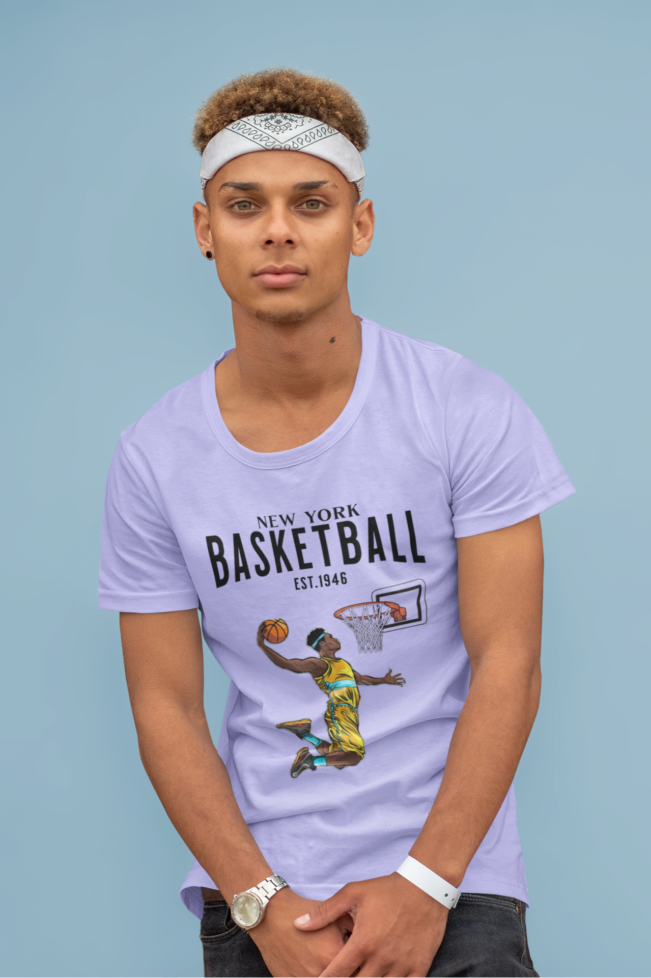 Basketball Printed T-Shirt