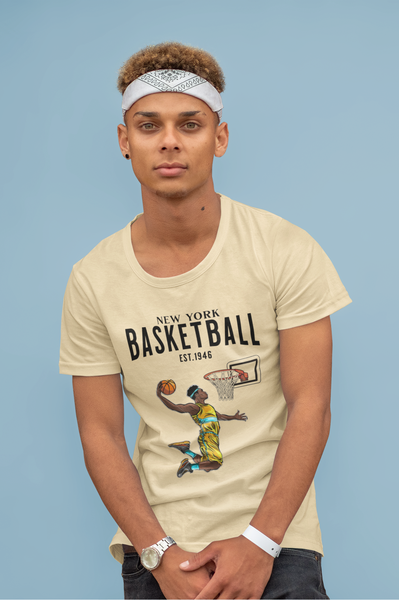 Basketball Printed T-Shirt