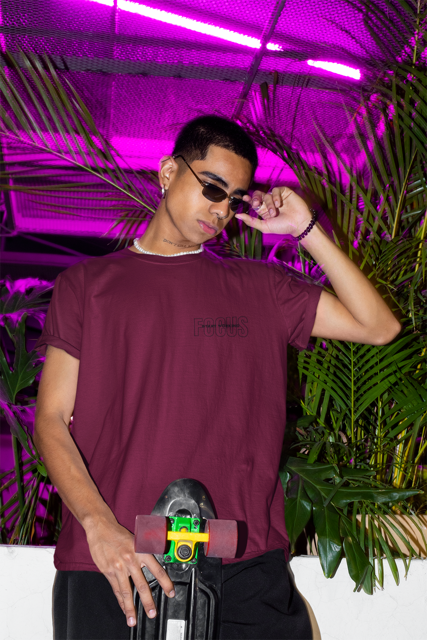 Hustle Mode: Focus Tee | Oversized Motivational Gym Shirt & Streetwear Tee
