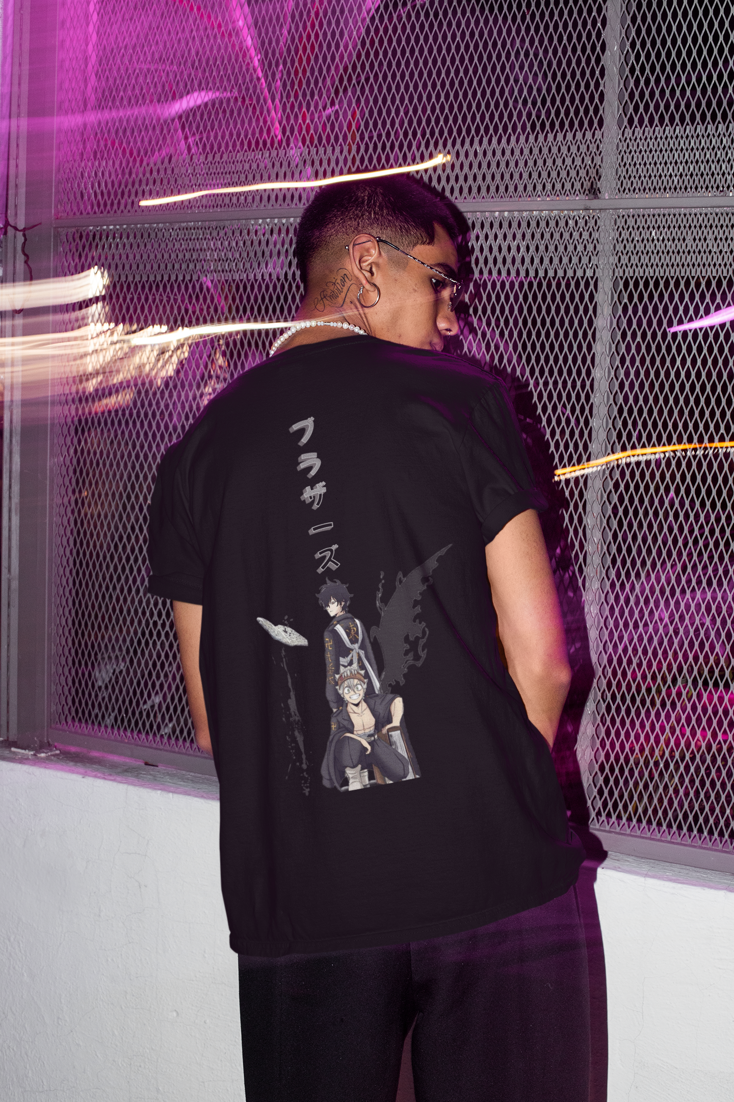 Asta and yuno Graphic Printed T-shirt Oversized