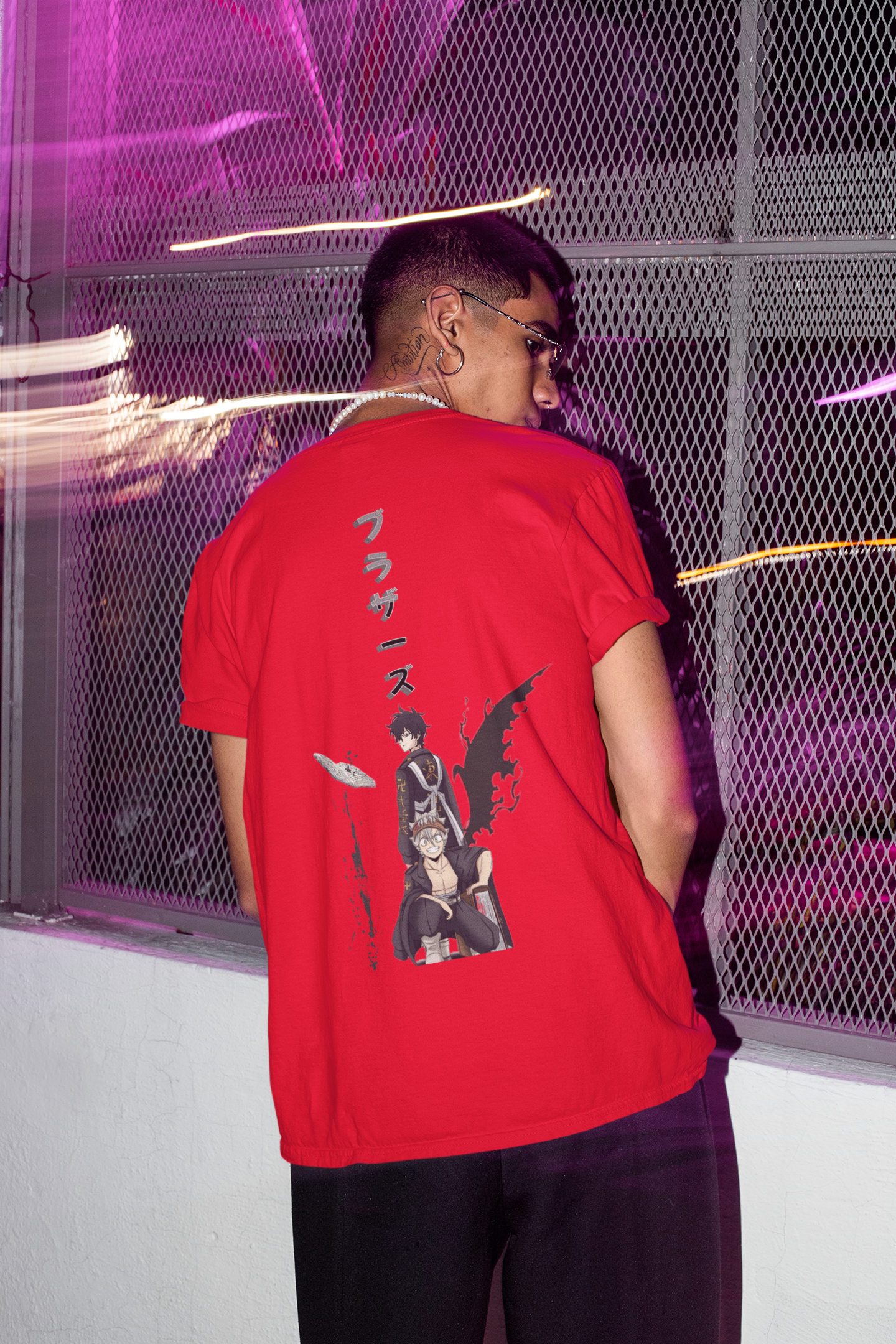 Asta and yuno Graphic Printed T-shirt Oversized