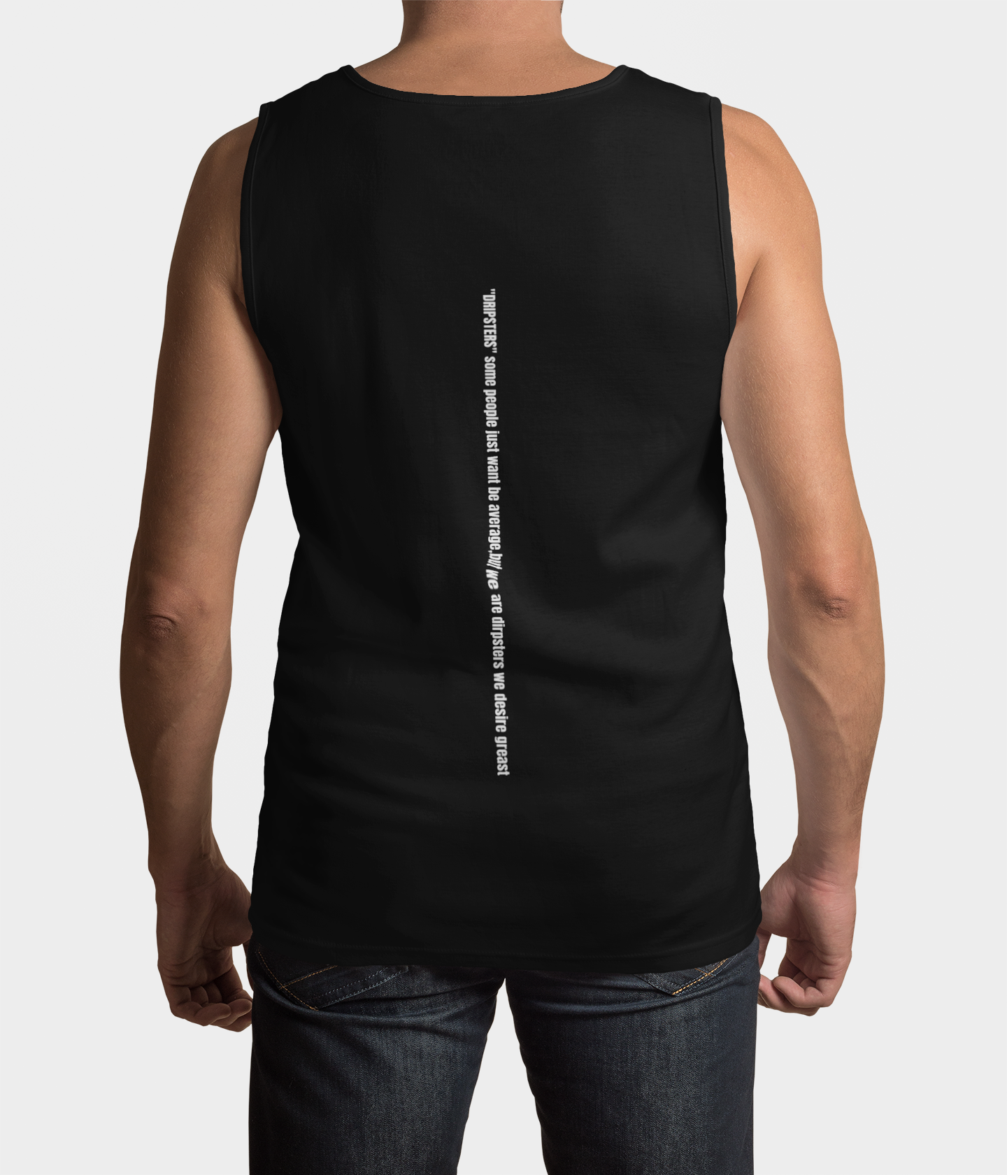 Rise With Dripsters Tank | Sleeveless Gym Shirt for Men