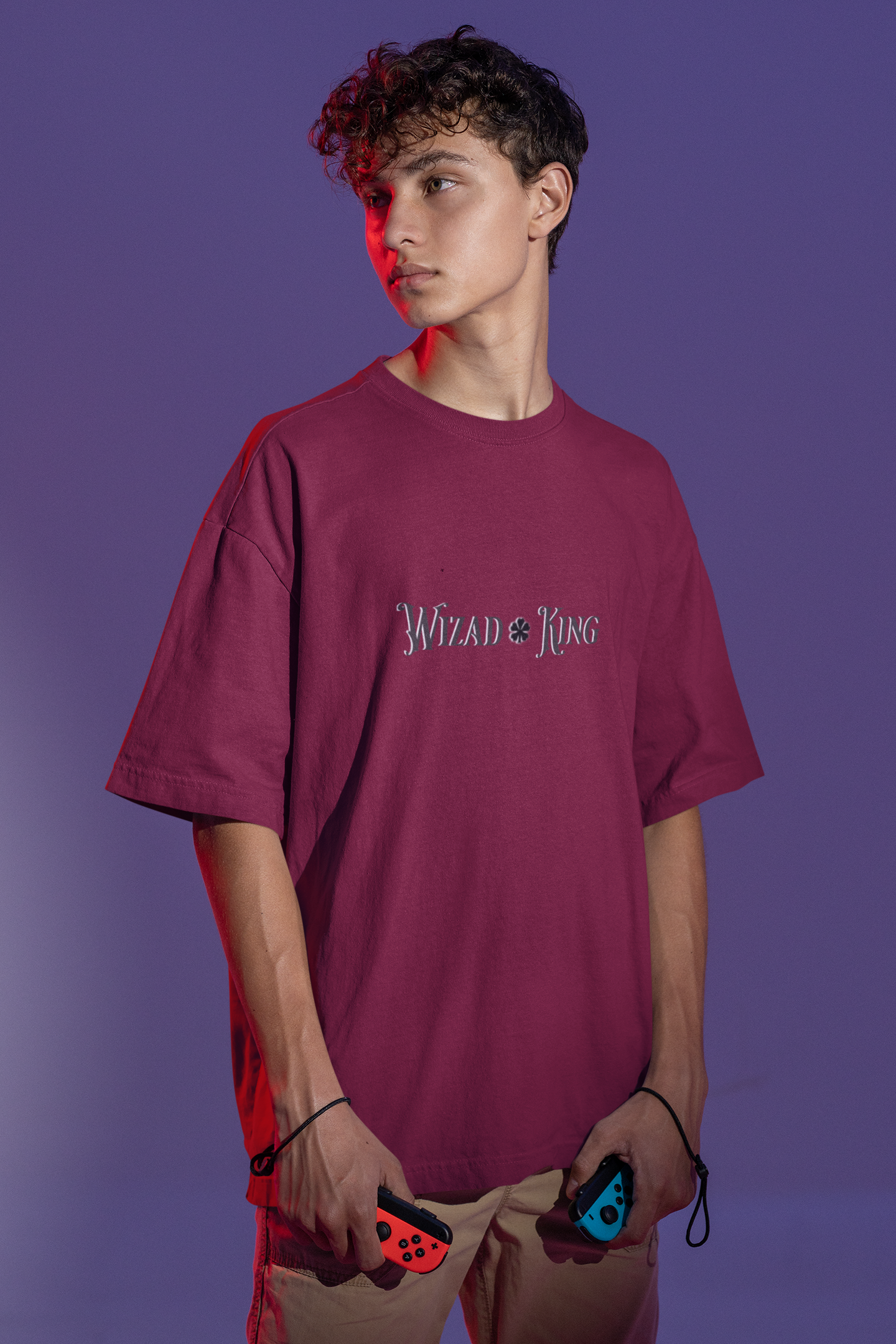Wizard king Graphic Printed T-shirt Oversized