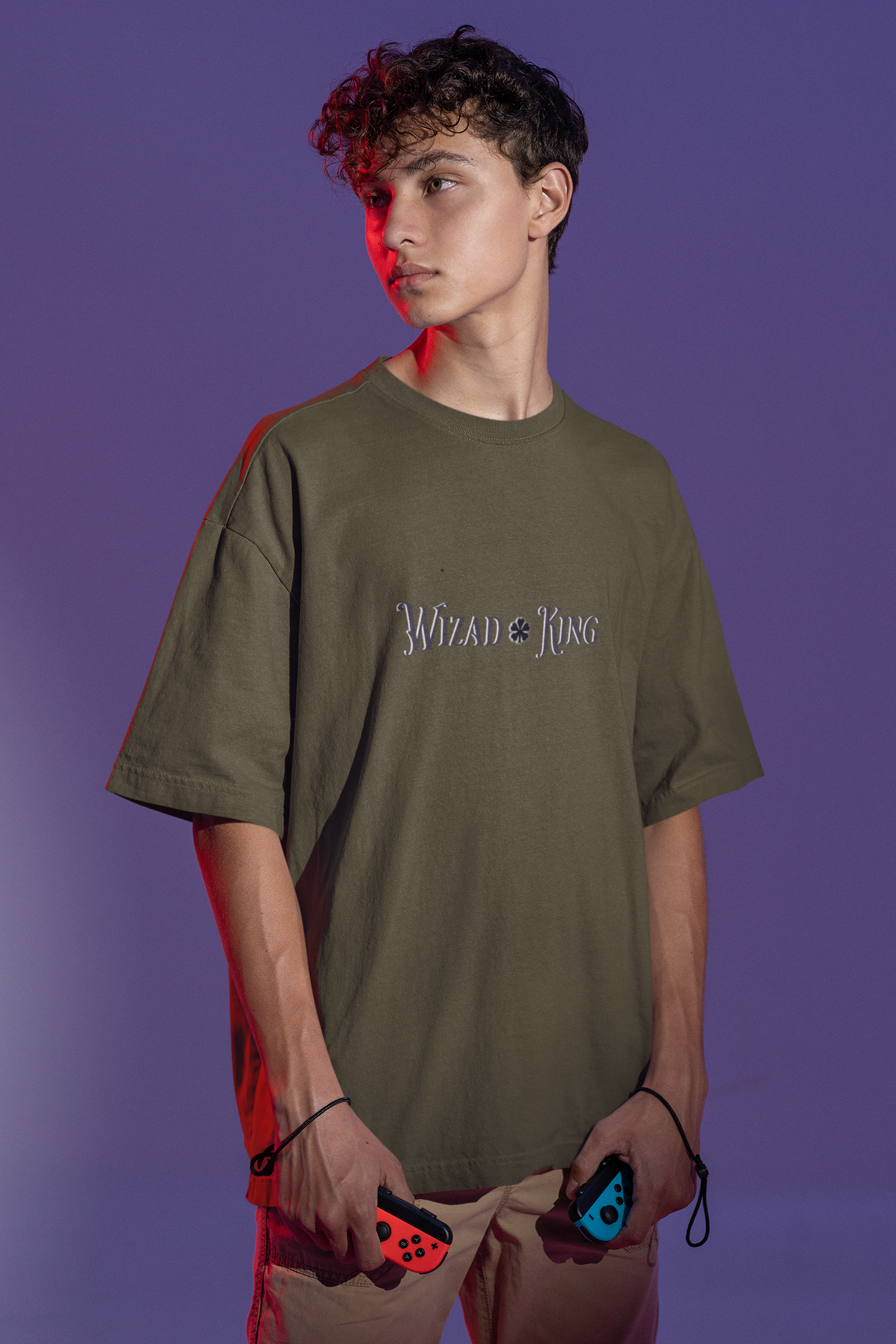 Wizard king Graphic Printed T-shirt Oversized